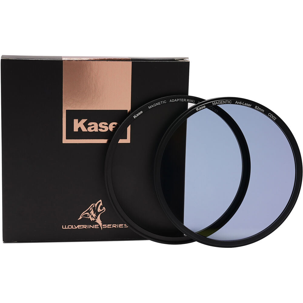 Kase 82mm Wolverine Magnetic Anti-Laser Protective Filter with Adapter Ring (Open Box Item)
