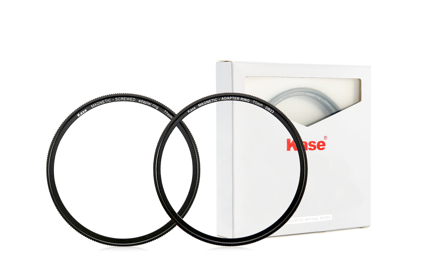 Kase Magnetic Adapter Ring Kit (magnetic adapter ring+magnetic screwing adapter ring ) 77mm