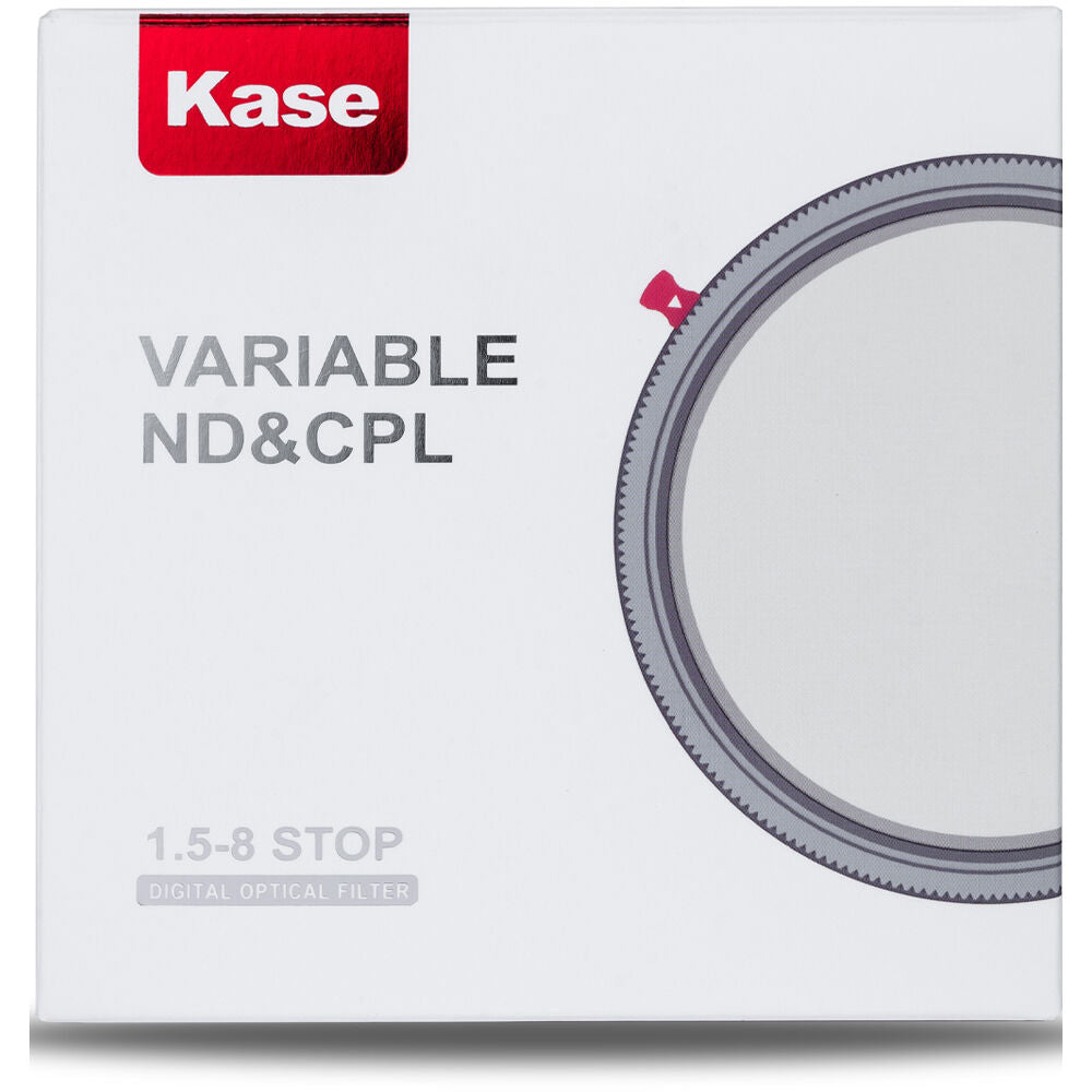 Kase VND & CPL Combo Filter 82MM  1.5 to 8-Stop