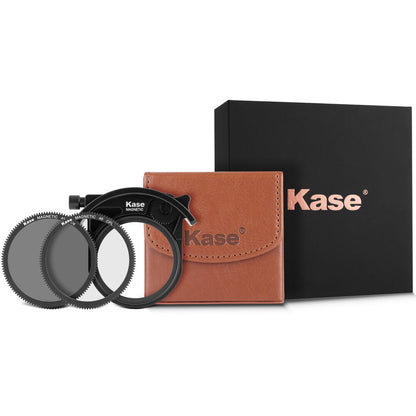 Kase Tele Drop-In Filter Kit for NIKKOR Z 800mm f/6.3 VR S and Z600mm f/4 TC VR S and Z 400mm f/2.8 TC VR S Lenses (ND8 and CPL Filters, Magnetic Holder)
