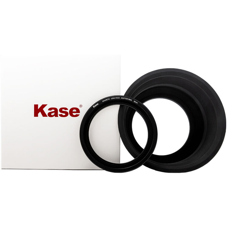 Kase 82mm Magnetic Adapter Ring with Magnetic Lens Hood