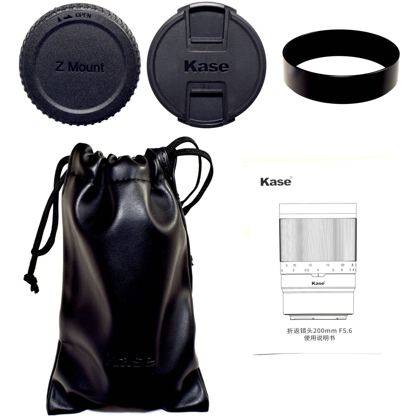 Kase 200mm f/5.6 MC Reflex Mirror Lens (Canon EOS RF)