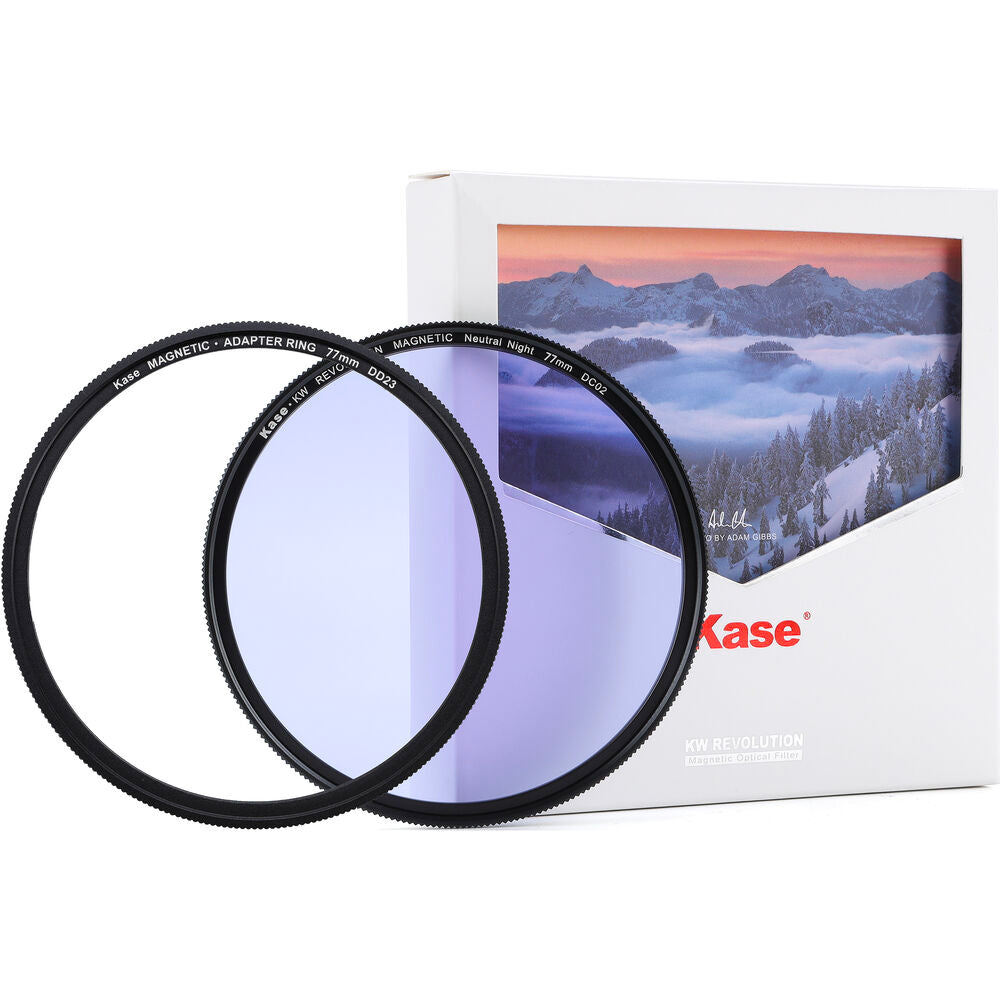 Kase KW Revolution Neutral Night Pollution Filter with Magnetic Adapter Ring (77mm)