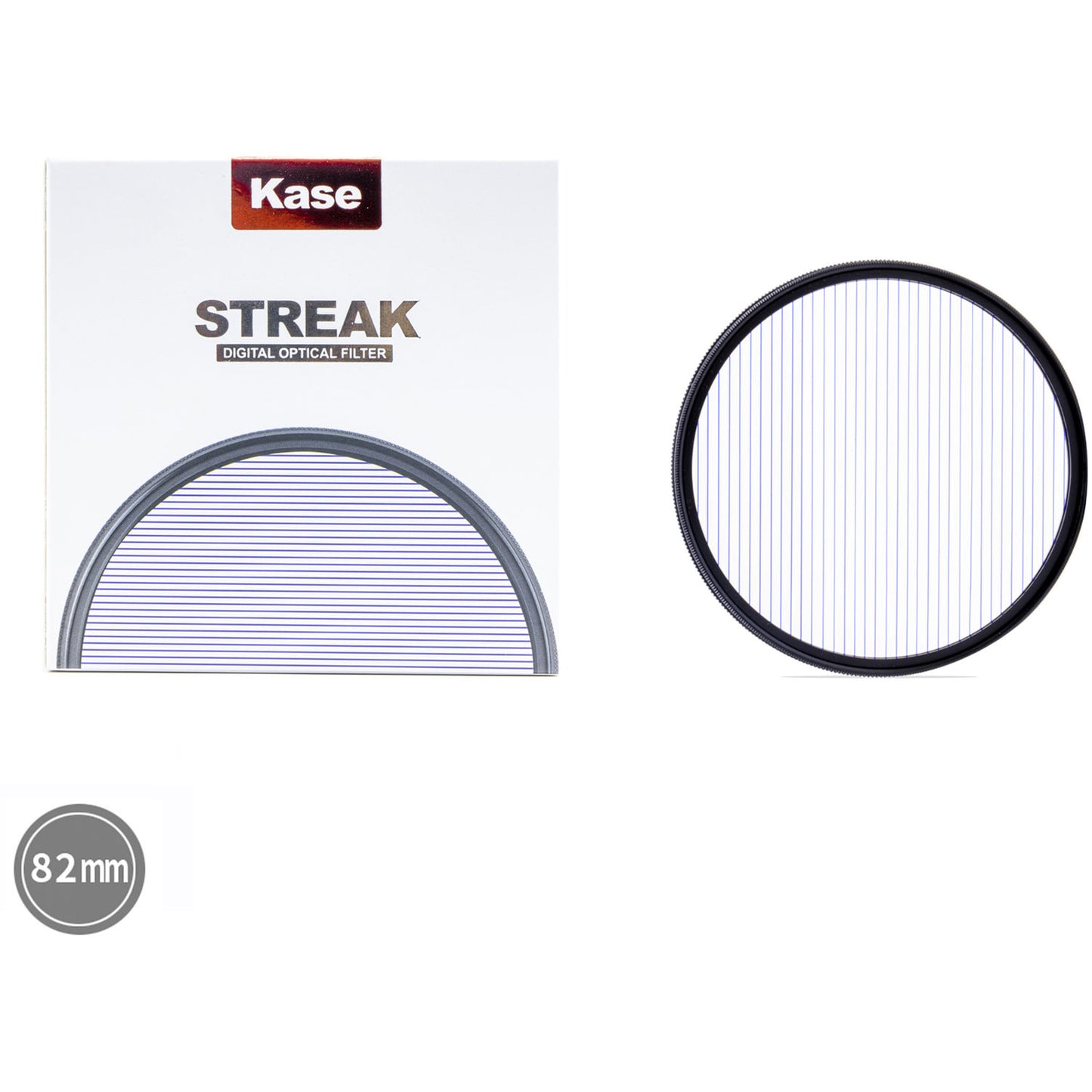 Kase Magnetic Streak Yellow Filter and Adapter (82mm)