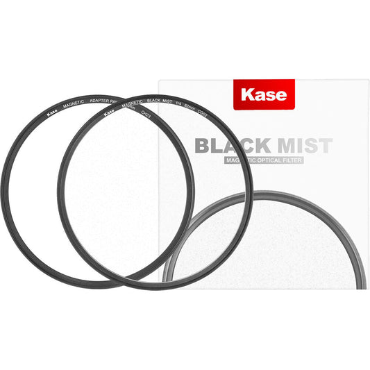 Kase 82MM Black Mist Magnetic Filter 1/8 & Magnetic Adapter(Open Box Item)