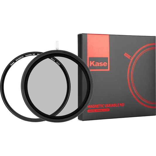 Kase 82mm 1.5 to 5-Stops Gen 2 Wolverine Magnetic Variable ND Filter with Adapter Ring
