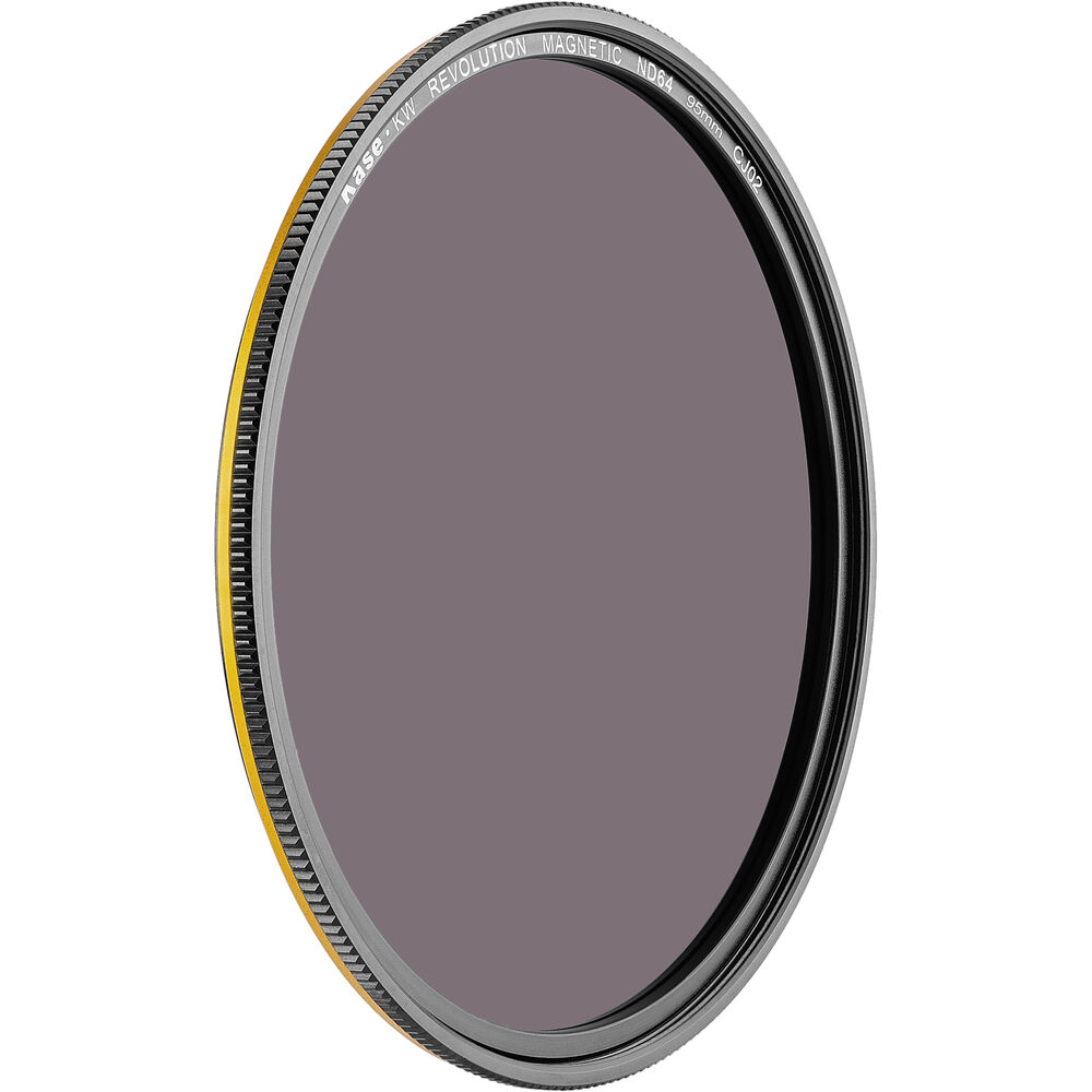 Kase 95mm KW Revolution Magnetic ND64 Filter 6-Stop (Yellow Frame)