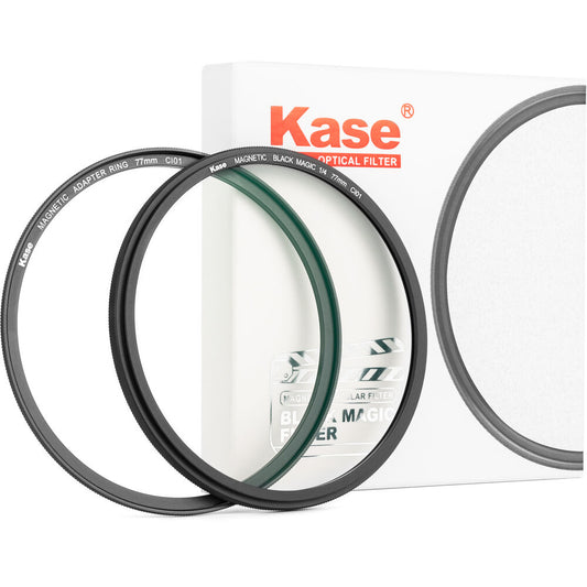 Kase 77mm Magnetic Black Magic 1/4 Filter with Magnetic Adapter Ring