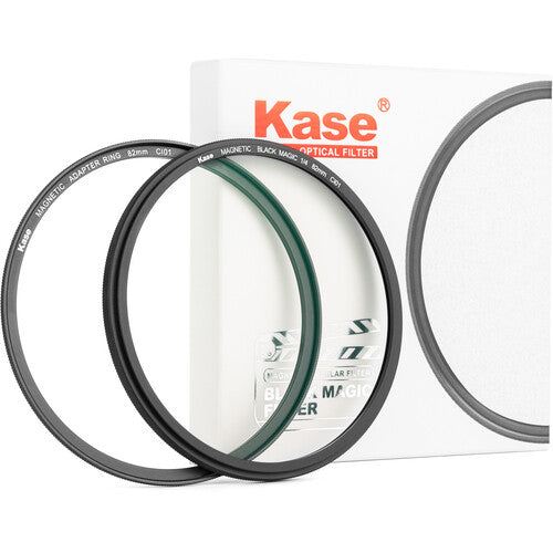Kase 82mm Magnetic Black Magic 1/4 Filter with Magnetic Adapter Ring